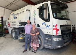 Ian Exall And Angela Heathcote At MW Sweepers