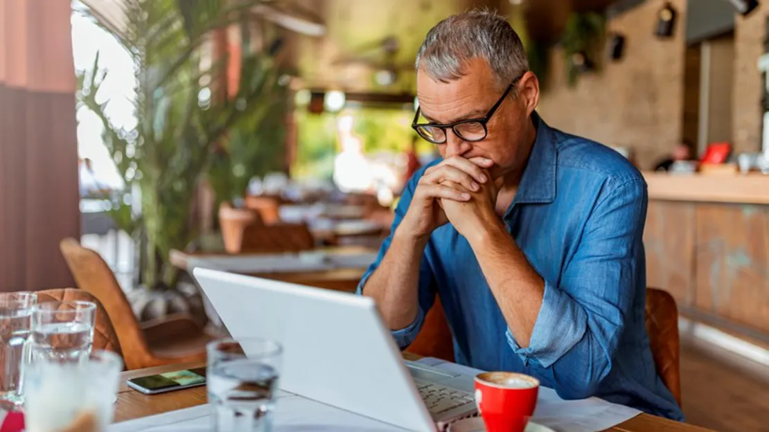 Businessman With Financial Problems