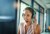 Customer experience expert speaking to a customer through her headset