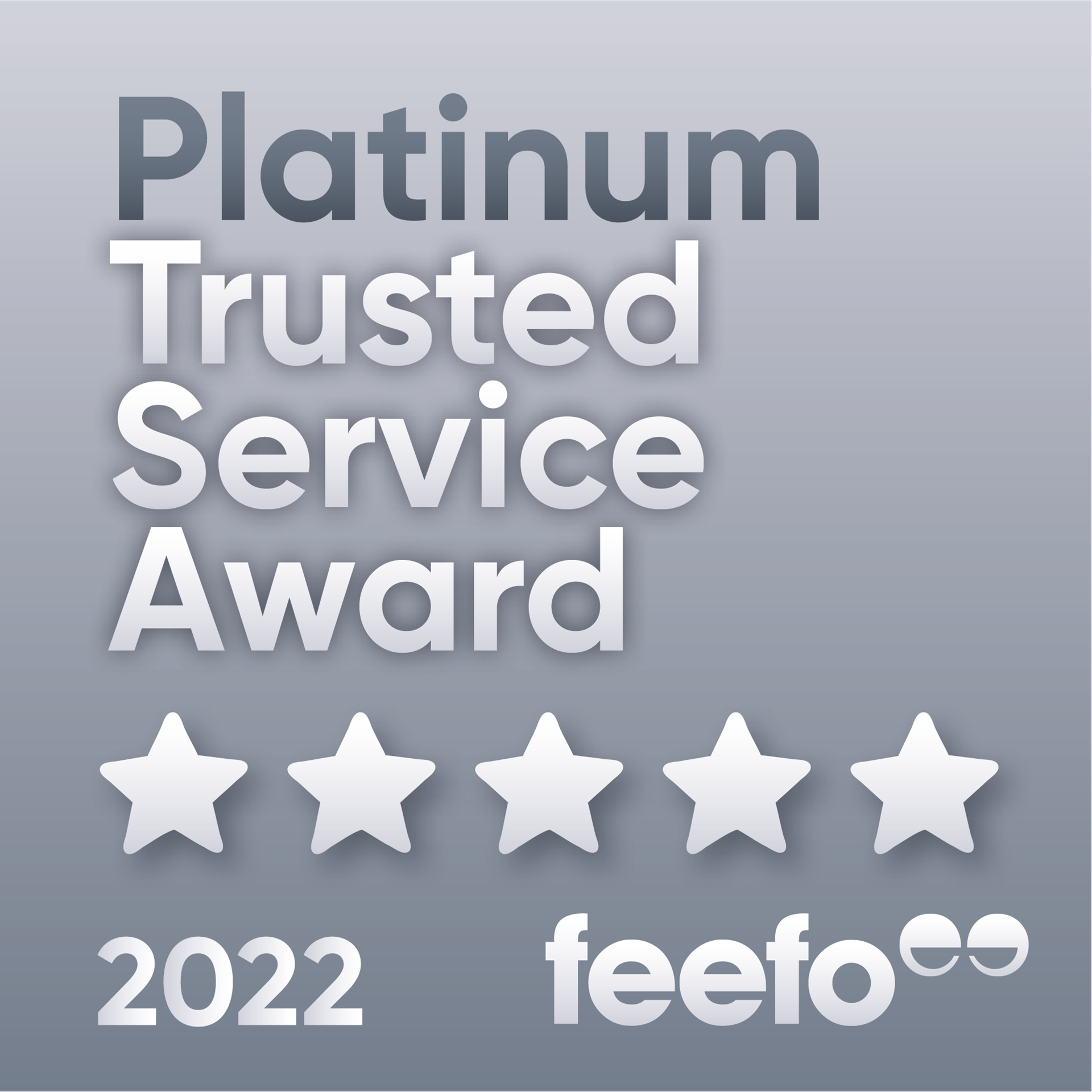 Platinum Trusted Service Award 2022
