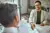 Male agreeing and shaking hands with a business partner