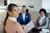 Woman in recruitment office environment