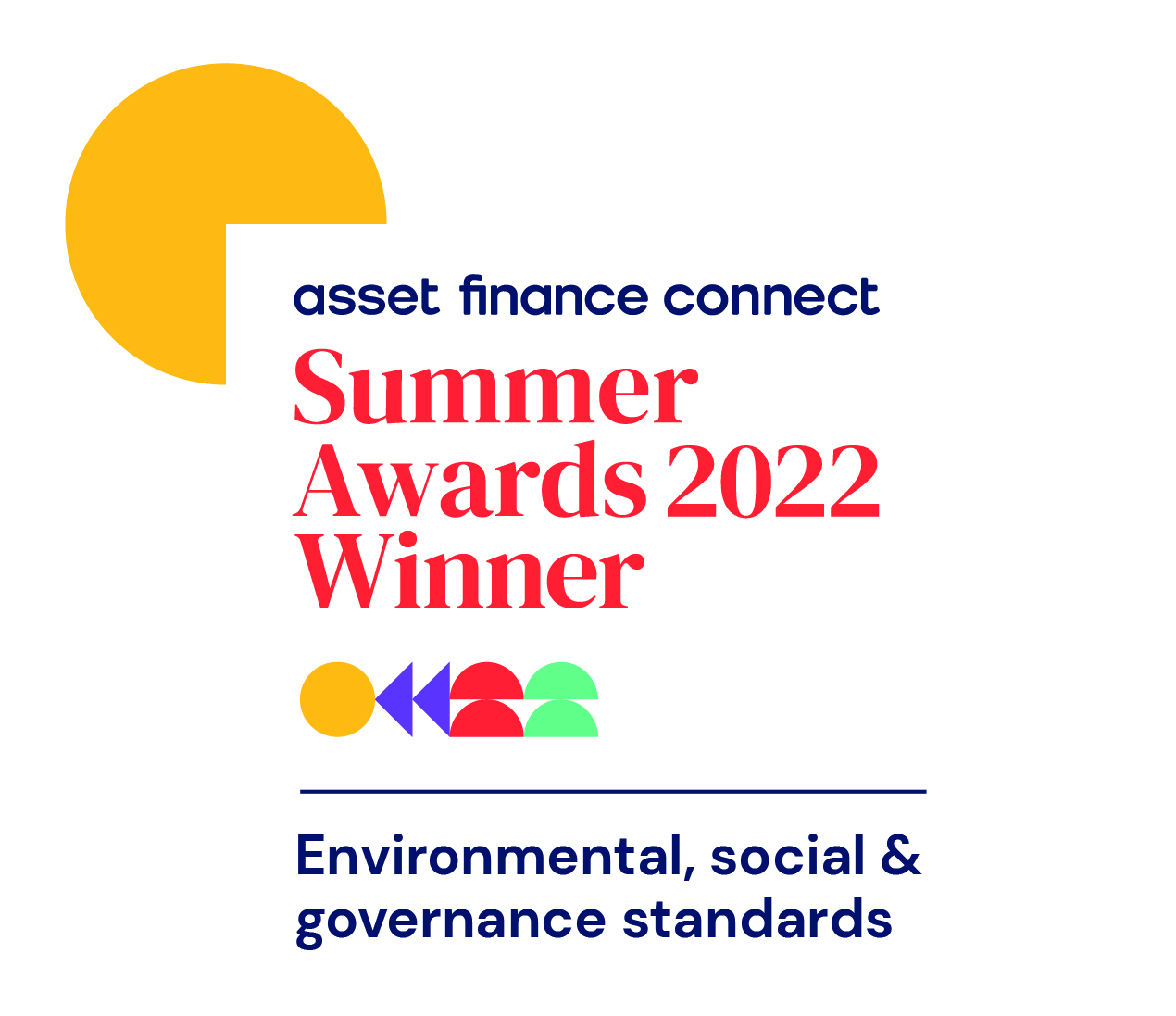 Asset Finance Connect 2022 Award Winner